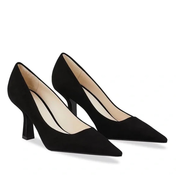 Linda Pointed Toe Slip On High Heel Pumps - Picture 1 of 6